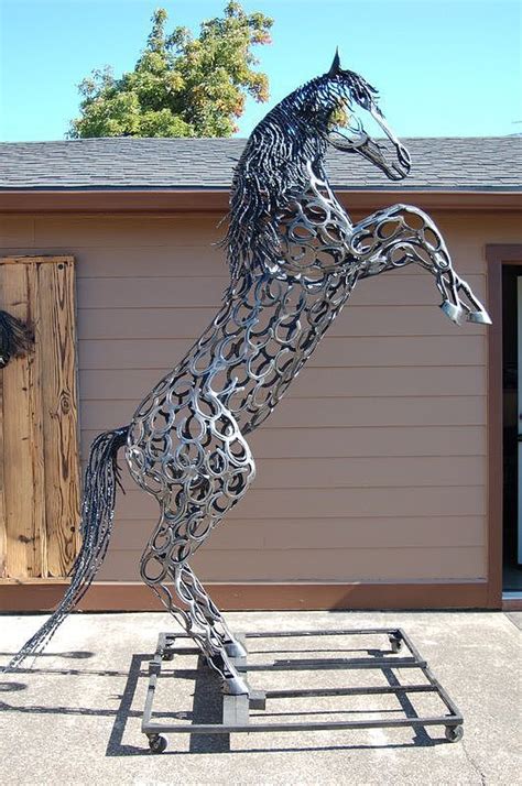 彩绘马玻璃钢雕塑动物景观雕塑_玻璃钢雕塑定制 - 欧迪雅凡家具