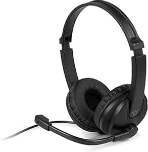 Aluratek Wired USB Stereo Headset with Noise Cancelling Boom Mic and in ...
