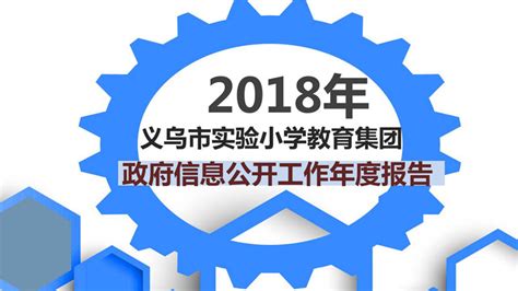 义乌市实验小学教育集团2018政府信息公开工作年度报告