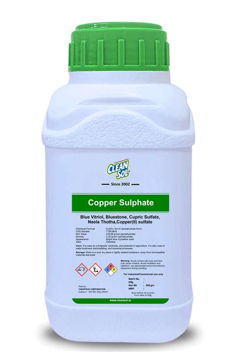 Cleansol Copper Copper Sulphate | High-Purity Fungicide, Herbicide, an