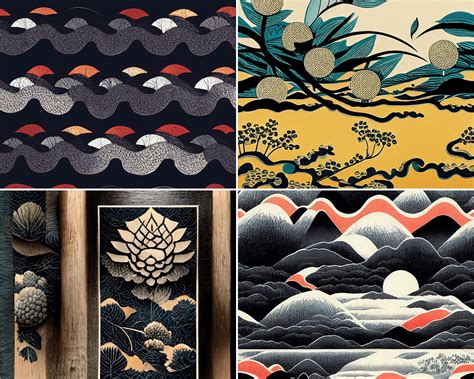 20 Traditional Japanese Art Style Wallpaper Pattern Digital - Etsy