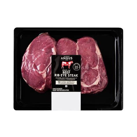 Matured Thick Cut Angus Beef Rib Eye Steak Avg 600 g | Woolworths.co.za