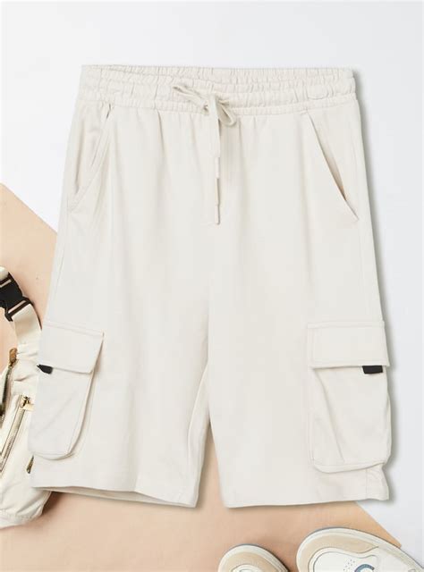 Buy Boys Solid Cargo Shorts - Pack of 2 Online at just Rs. 998.0 ...