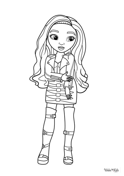 Rainbow High Coloring Pages (Free Printable PDFs) | WakeTheKids