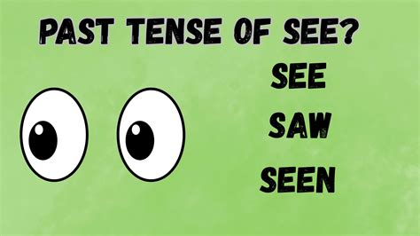 What’s the Past Tense of See? - Phrase Forges