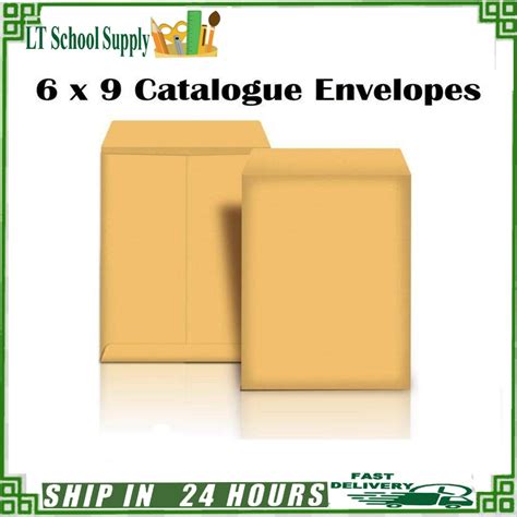 Kraft Catalog Envelope 6x9 inches (1Box) | Shopee Philippines