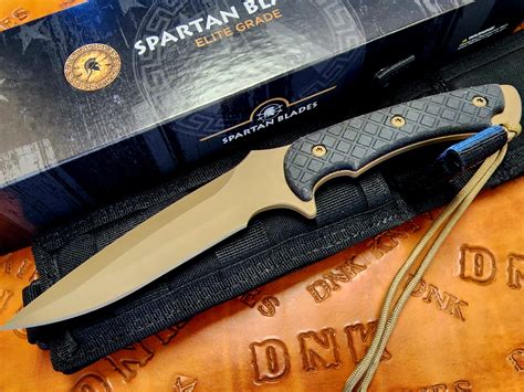Spartan Blades Ares 5.375" FDE Fixed Fighter/Combat Utility S45VN ...