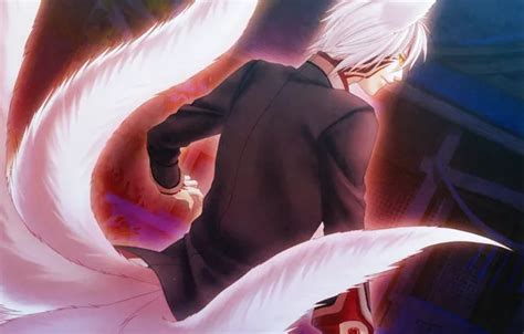 Download wallpaper the demon, transformation, nine-tailed Fox, Fox ears ...