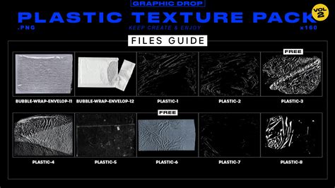 FREEBIE | 160 Plastic Textures Pack VOL.2 on Behance
