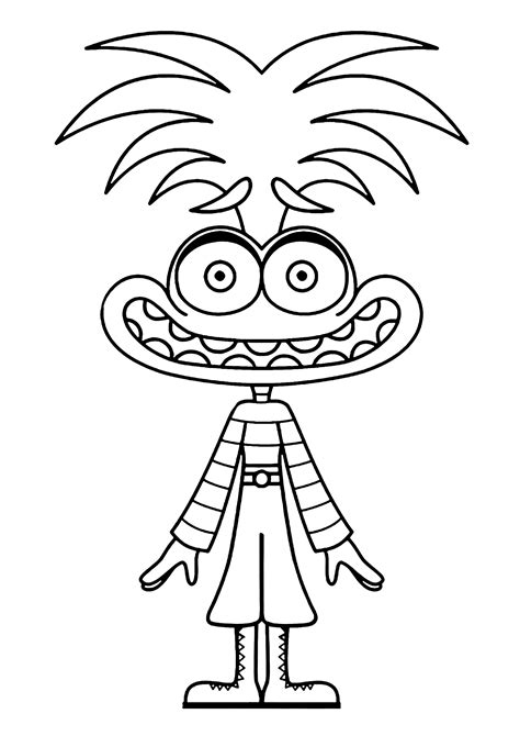Inside Out Coloring Pages [2025]