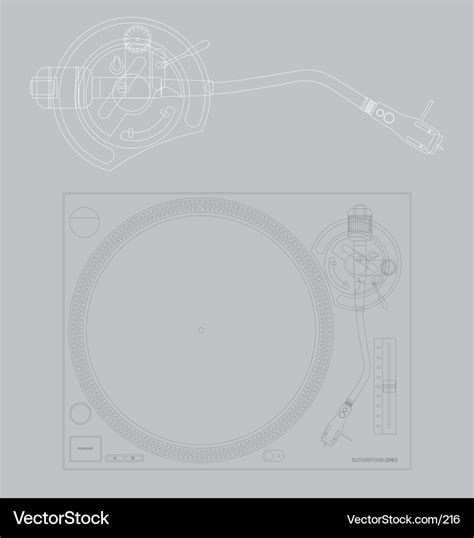 Turntable Royalty Free Vector Image - VectorStock