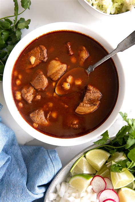 Pozole Rojo Recipe (Red Posole) - The Forked Spoon