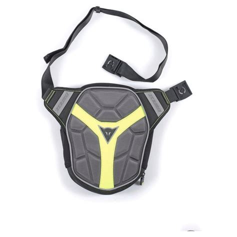 Dainese D-Exchange Leg Bag Black Anthracite Fluro Yellow– Moto Central
