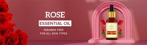 KHADI NATURAL Rose Essential Oil| Hydrates Skin| Aromatherapy| Stress ...