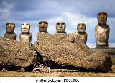 Image result for Exploding Moai Head