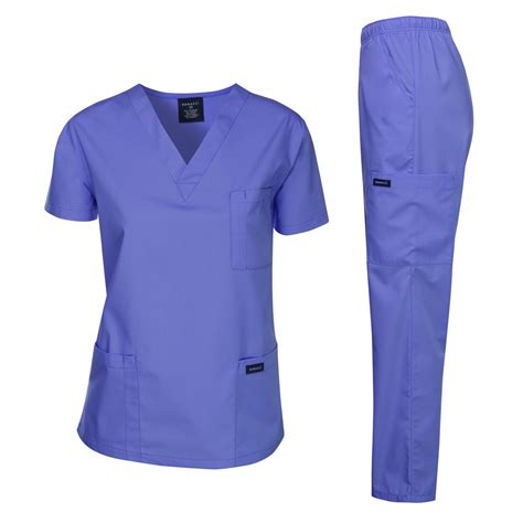 Dagacci Medical Uniform Woman and Man Scrub Set Unisex Medical Scrub ...