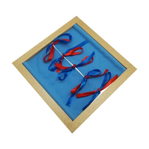 Dressing Frames (Tying a Bow) – CERDS Montessori Materials
