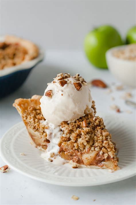 Vegan Apple Crumb Pie - Making Thyme for Health
