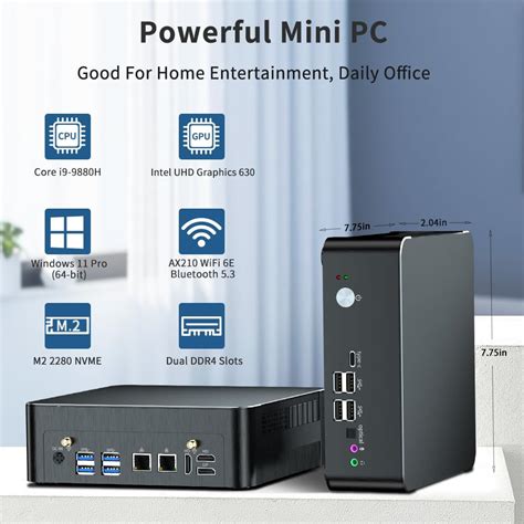 msecore Mini PC i9, 32GB RAM 1T SSD Desktop Computer India | Ubuy