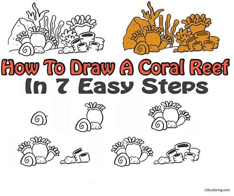 Image result for Draw Coral Reef