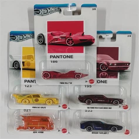 Hot Wheels 2025 Silver Series Pantone- Set of 5 | Buy Online at Toycra
