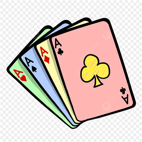 Playing Cards Clipart Transparent PNG Hd, Colorful Playing Card ...