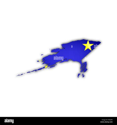 Map of alaska hi-res stock photography and images - Alamy