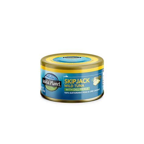 Amazon.com: Wild Planet Wild Skipjack Tuna with Dill Pickle Tinned Fish ...