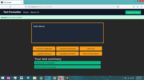 Text Formatter On React JS 的图像结果