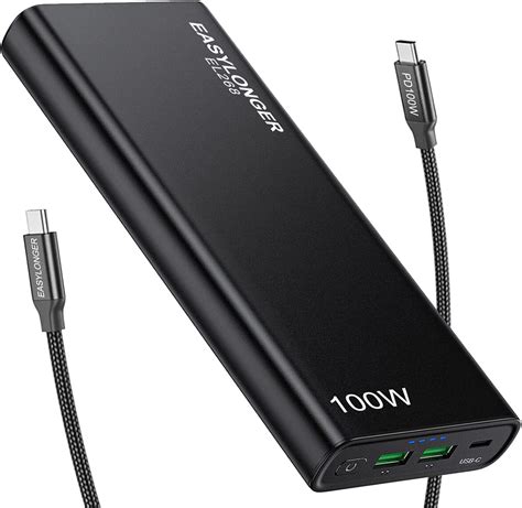 EASYLONGER 26800mAh PD 100W Laptop Power Bank with Fast India | Ubuy