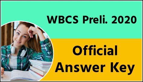 WBCS Preliminary 2020 Official Answer Key PDF - কলম : কখনো থেমে থাকেনা