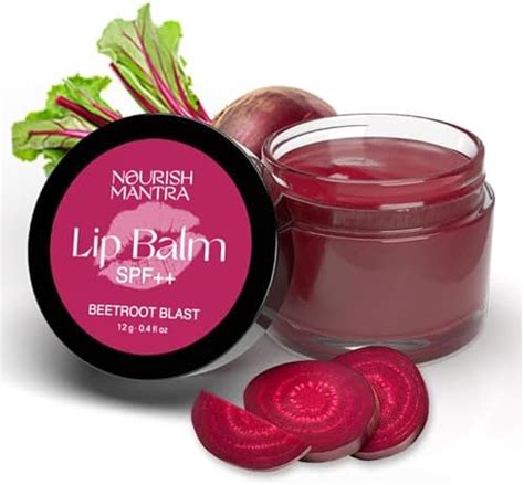 Buy Nourish Mantra Beetroot Blast Lip Balm with SPF/Formulated with ...