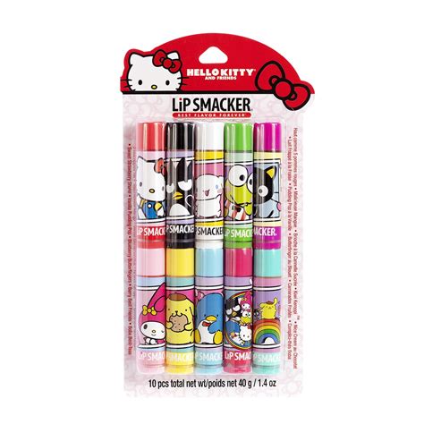 Lip Smackersanrio Hello Kitty And Friends Pack 10 Moisturizing Lip ...