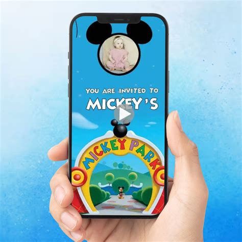 Mickey Mouse Birthday Invitation Video | Fun Cartoon Party E-Invite ...