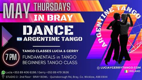 BEGINNERS TANGO DANCE LESSON - THURSDAYS in Bray, Bray Bowl, 2 May 2024 ...