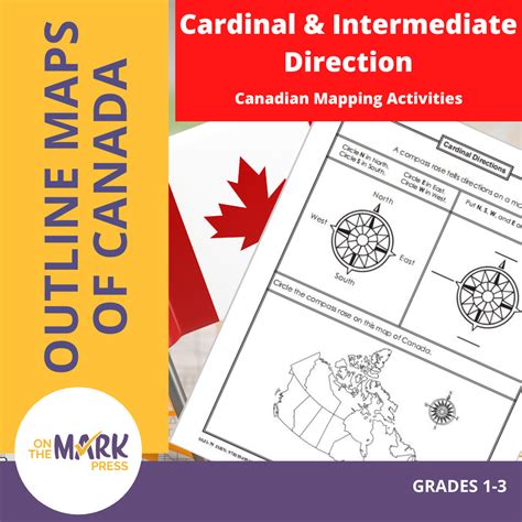 Cardinal and Intermediate Direction Canadian Mapping Activities Gr. 1-3 ...