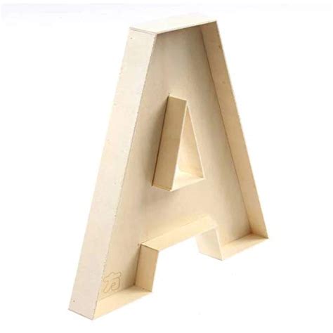 Buy 22cm Wooden Fillable Letter A, Fillable Letters & Numbers Shapes ...