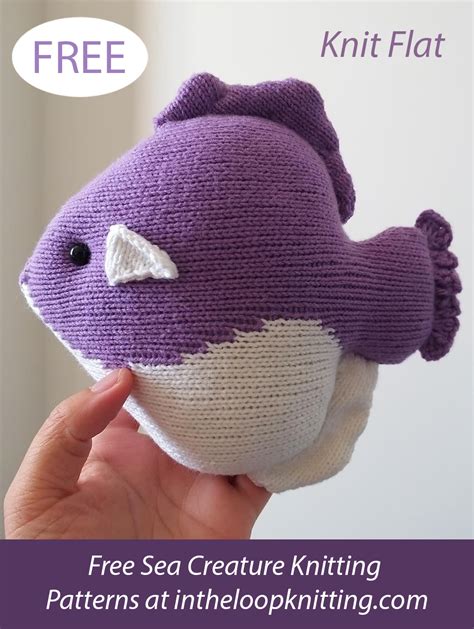 Knit Fish Shape Pattern 的图像结果