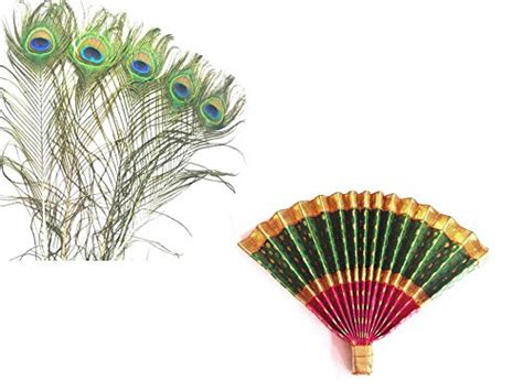 Buy Elegance Central Thiru Udayada and Peacock Feather Combo | Good ...