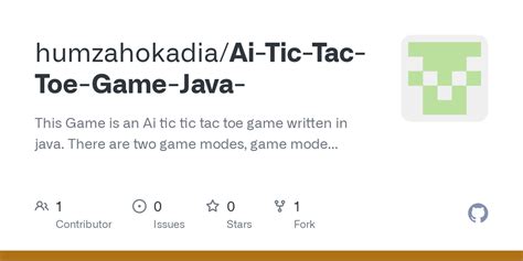 GitHub - humzahokadia/Ai-Tic-Tac-Toe-Game-Java-: This Game is an Ai tic ...