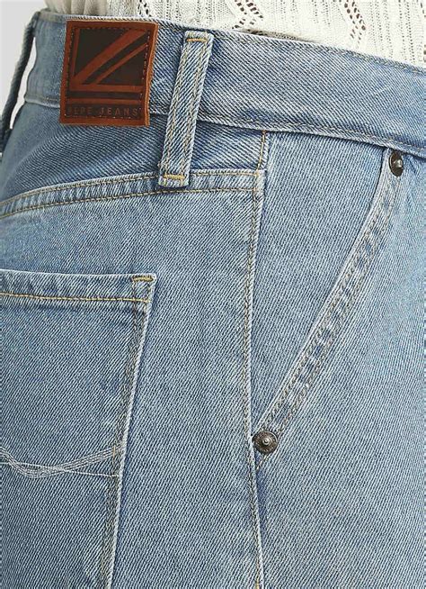 Cargo Straight High Rise Light Blue Jeans | Pepe Jeans India