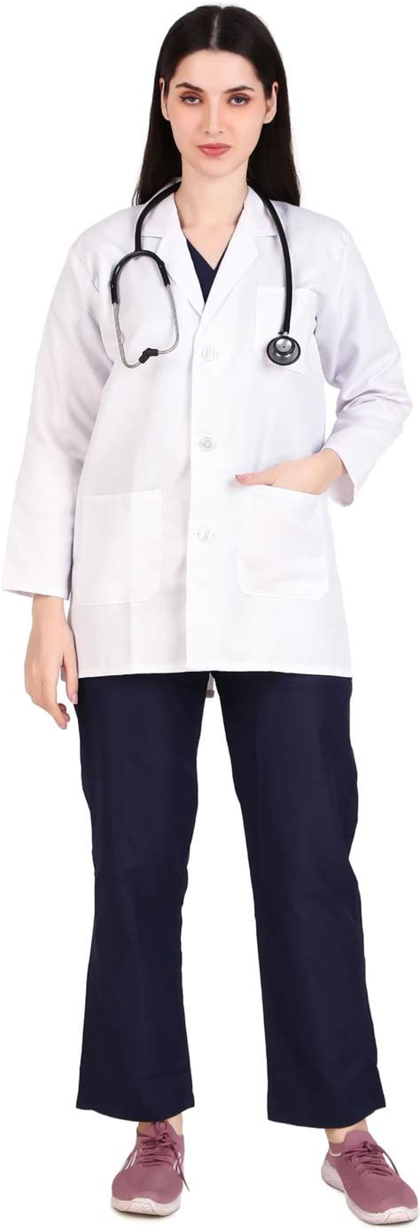 PrimeSurgicals Women's Doctor/Lab Coat - Size 40 : Amazon.in ...
