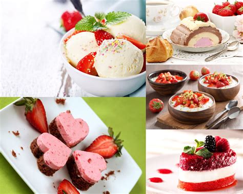 草莓甜品冰淇淋食物摄影高清图片 - 爱图网设计图片素材下载