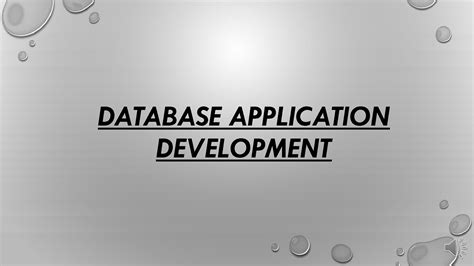 Development of Database Application 的图像结果