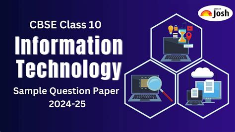 CBSE Class 10 Information Technology Exam Tomorrow, Check Sample Paper ...