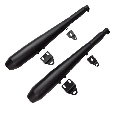 Venom V2 Exhaust Black with DB Killer for Jawa 42 Bobber & Perak – Sans ...