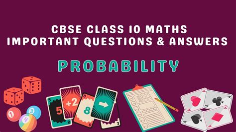 Image result for Class 10 Maths Probability CBSE