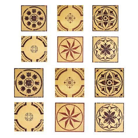 Removable Self Adhesive Floor Stickers PVC Brushed... – Grandado