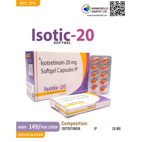 ISOTIC-20 Soft Gel Capsules Human Biolife India Pvt. Ltd.