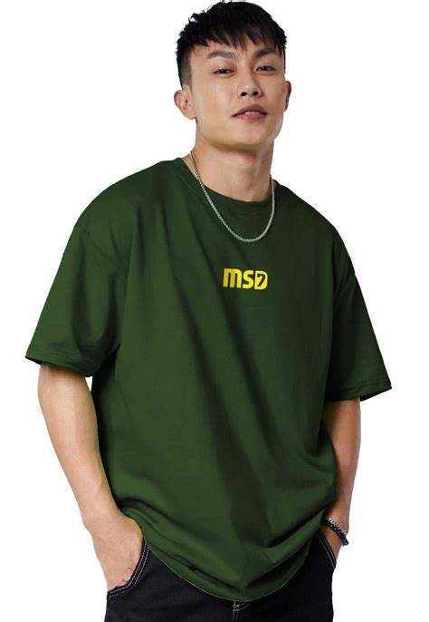 MS Dhoni IPL Limited Edition Oversized Tee – Unisex | Cotton | Fanidea ...